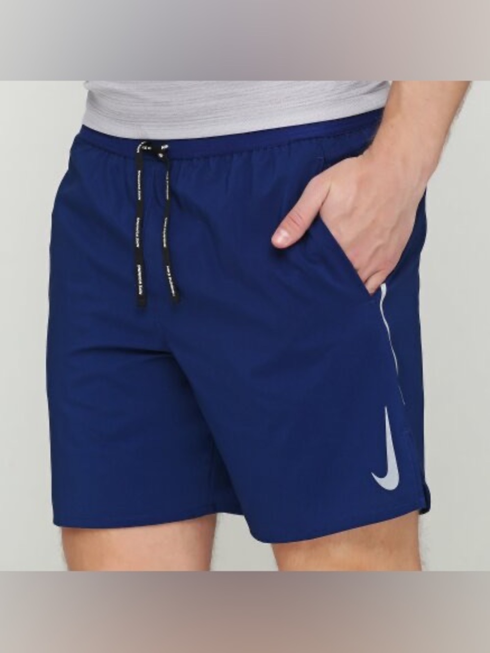 Nike Men's 7” Flex Stride Blue/Reflective Running Shorts Size S
